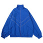 Men's Patchwork Color Block Varsity Jacket