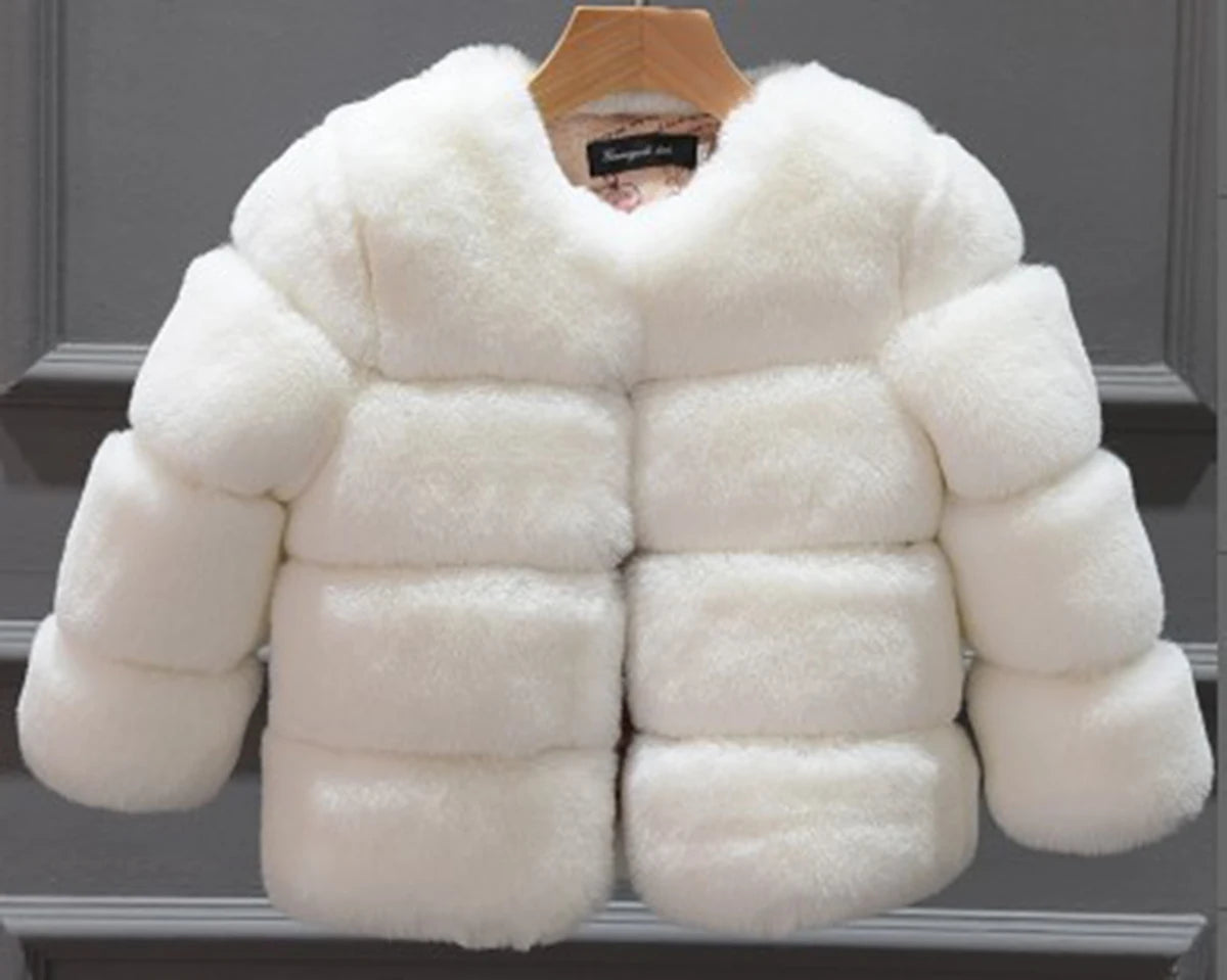 Faux Fur Winter Coat for Girls