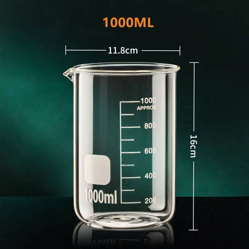 Glass Measuring Cup With Handle Heat-resistant 50-1000ml