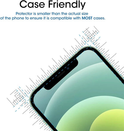 3Pcs Tempered Glass Screen Protector for iPhone