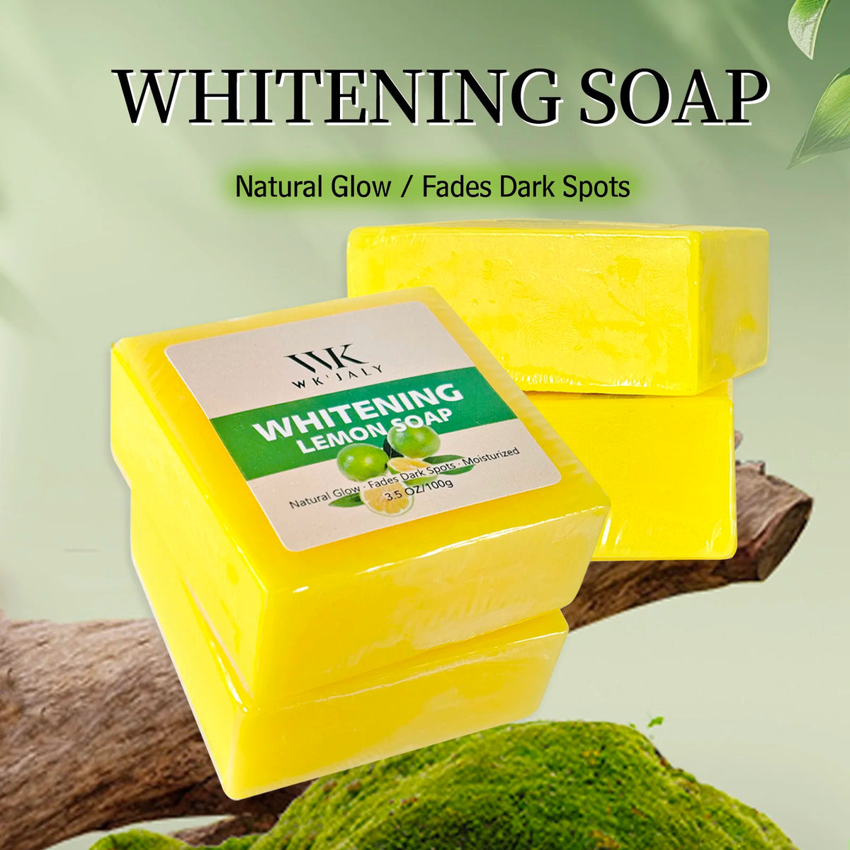 WK JALY Whitening Lemon Soap with Glutathione and Shea Butter