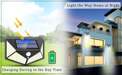 100 LED Solar Security Lamp Waterproof Motion Sensor