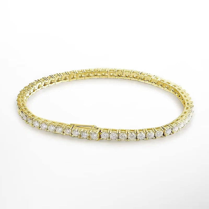 Moissanite Tennis Bracelet in 925 Sterling Silver