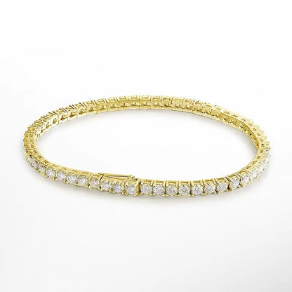 Moissanite Tennis Bracelet in 925 Sterling Silver