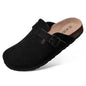 Shevalues Suede Clogs for Women Summer Mules with Arch Support