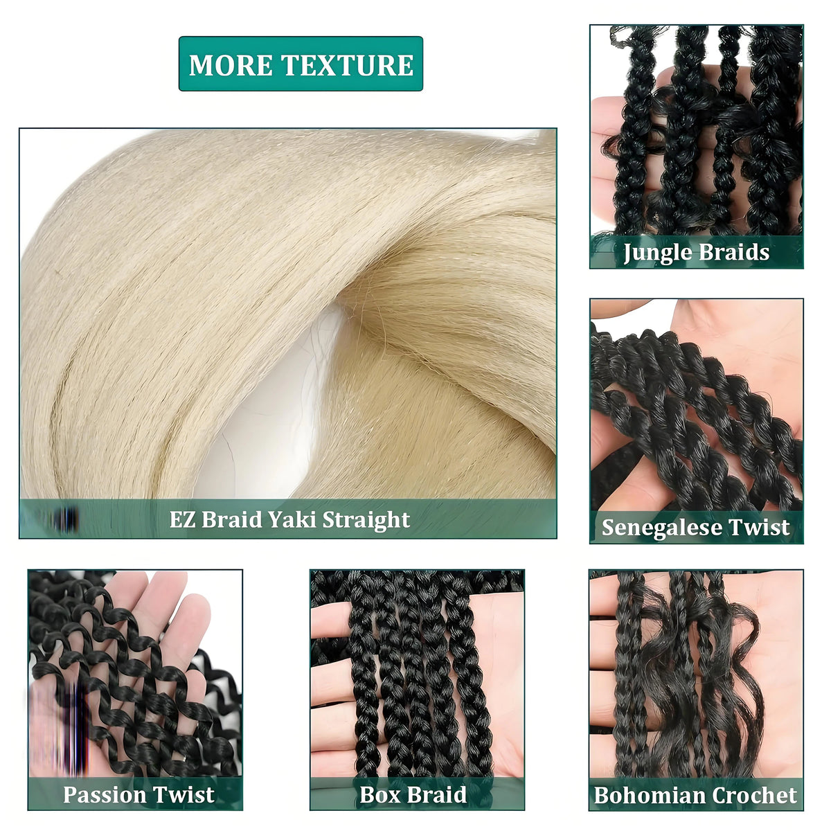 26 Inch Kanekalon Jumbo Box Crochet Hair Extensions