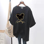 Short Sleeve O-Neck Maternity Cotton Nursing Tee
