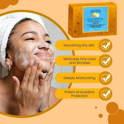 Turmeric & Lemon Whitening Soap