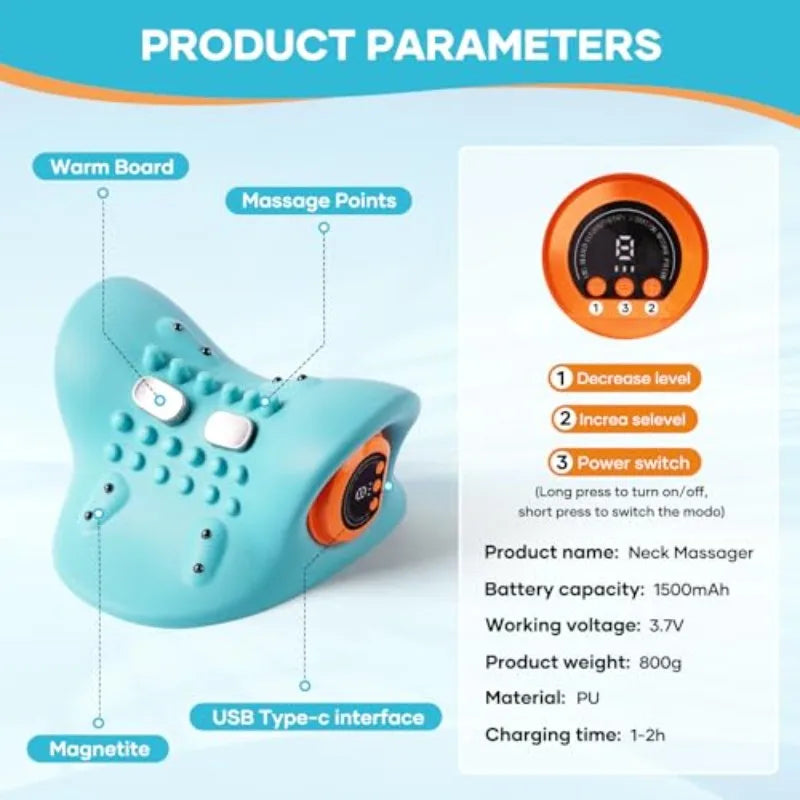 Electric Cervical Traction Massage Pillow