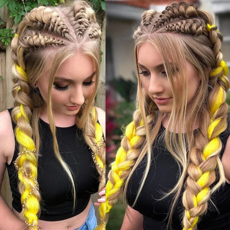 Synthetic Kanekalon Pre Stretched Curly Jumbo Braids