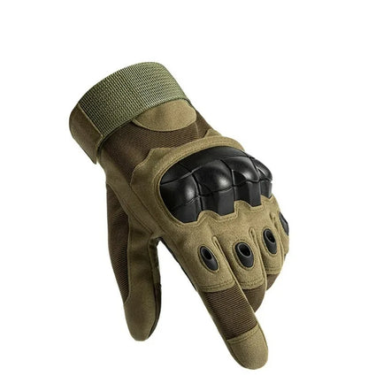 Tactical Touch Screen Motorcycle Gloves Black Green Brown