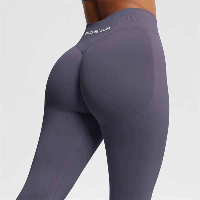 Women Seamless Bum Shaping Leggings Fitness Pants