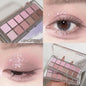 12-Color Matte Eyeshadow Palette Tea Apricot Earth Tones