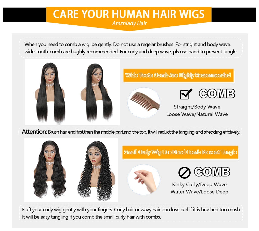 V Part Straight Human Hair Wig Remy Brazilian Natural Color