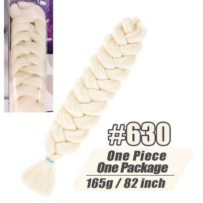 Kanekalon Jumbo Braiding Hair 82 Inch Kinky Straight