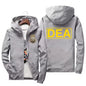 Men's Casual Printed Windbreaker Coat