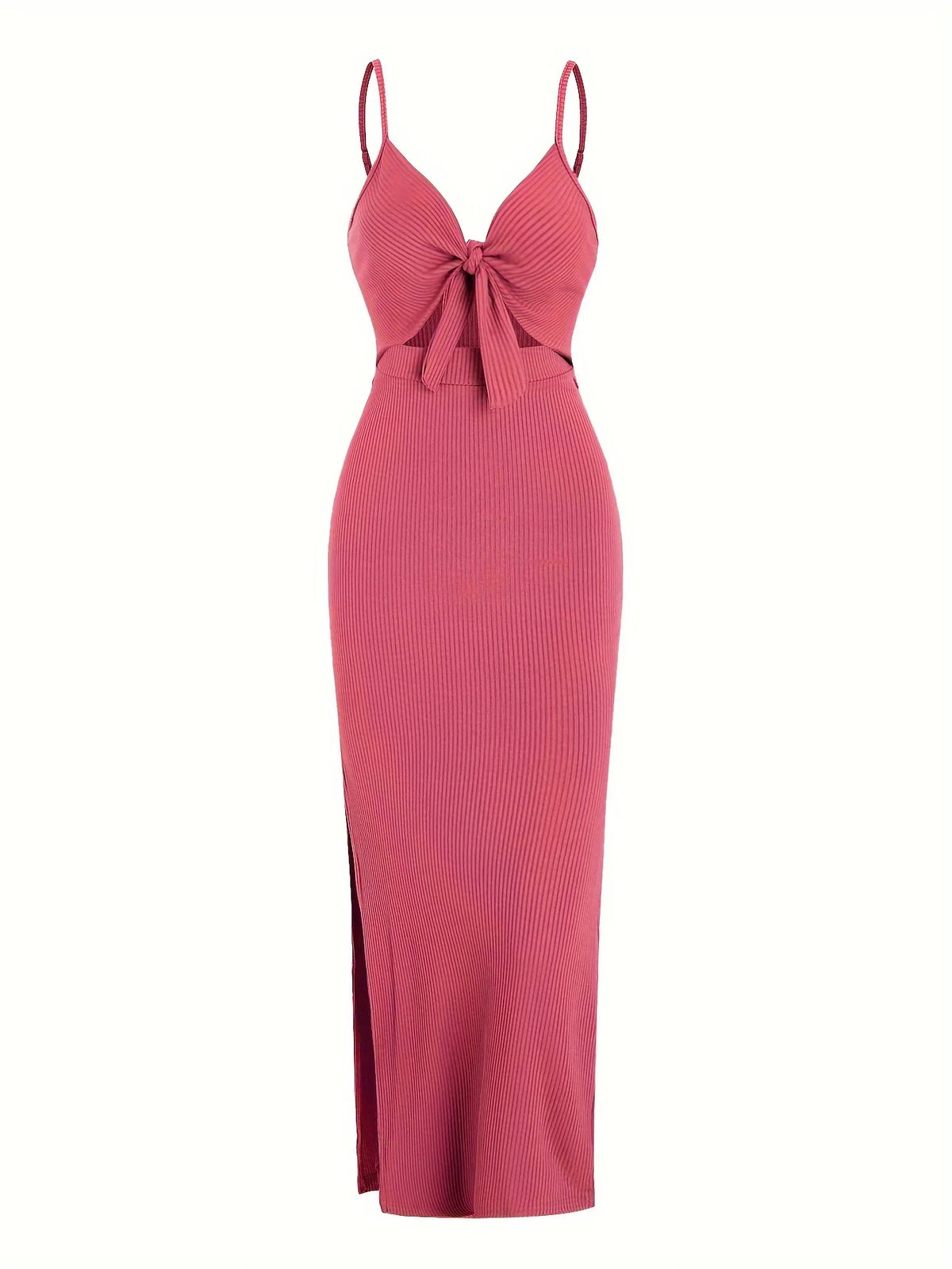 Knit Backless Sleeveless Dress for Women