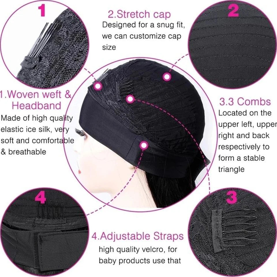 Kinky Curly Human Hair Headband Wig 250% Density