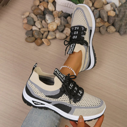 Women's Double-Color Canvas Work Sneakers