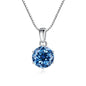Moissanite Pendant Necklace 925 Sterling Silver Women
