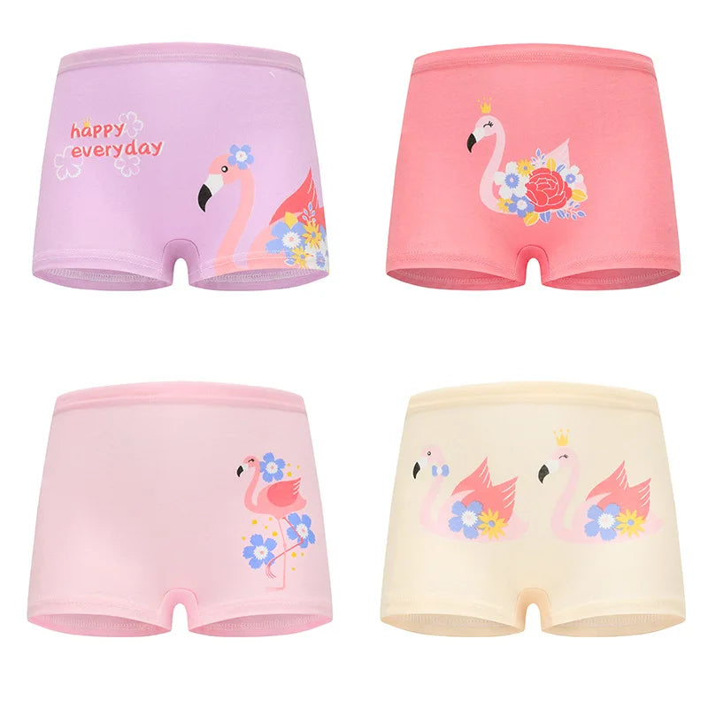 Children's Cotton Cartoon Unicorn Panties for Girls