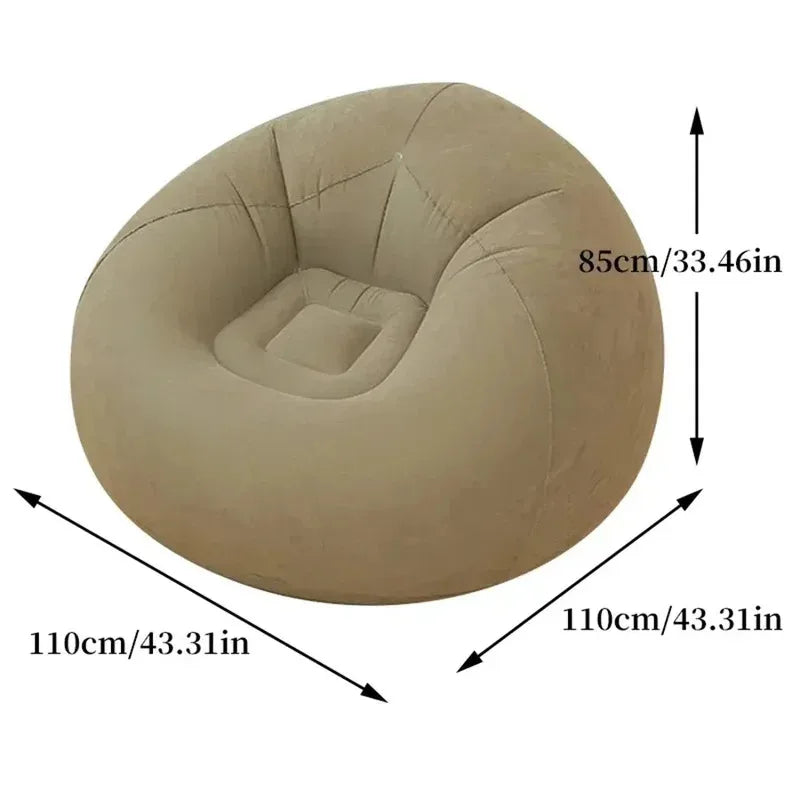 Inflatable PVC Sofa Chair for Indoor and Outdoor Use