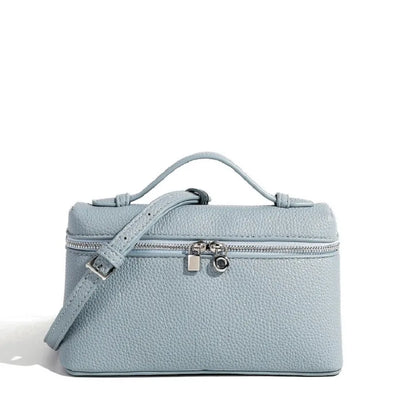 Lychee Grain Patent Leather Shoulder Bag for Women