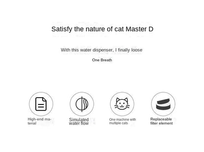 Automatic USB Pet Water Fountain – 1200ml