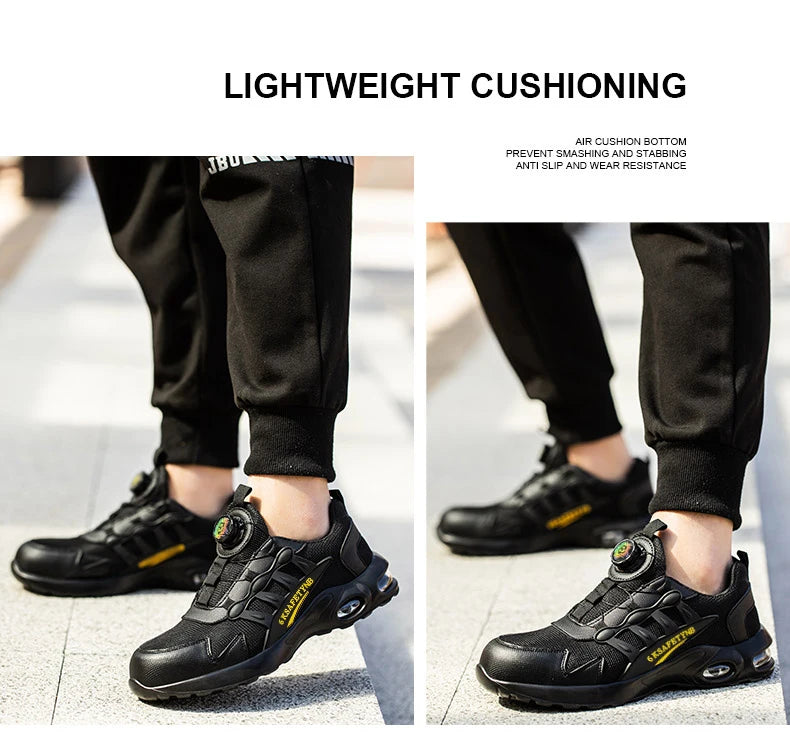 Men's Steel Toe Safety Shoes with Air Cushion
