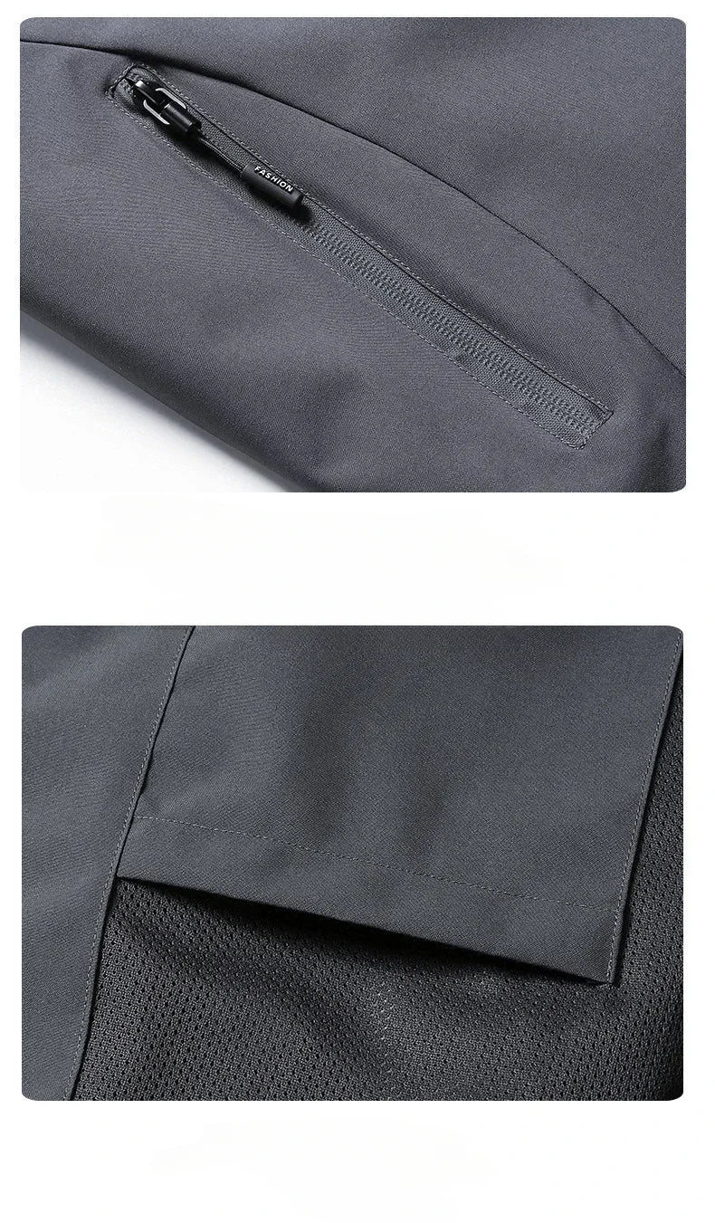 Men's Lightweight Waterproof Hooded Rain Jacket