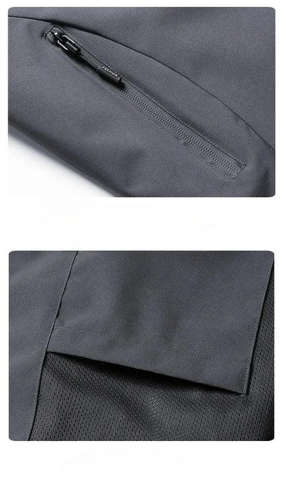 Men's Lightweight Waterproof Hooded Rain Jacket