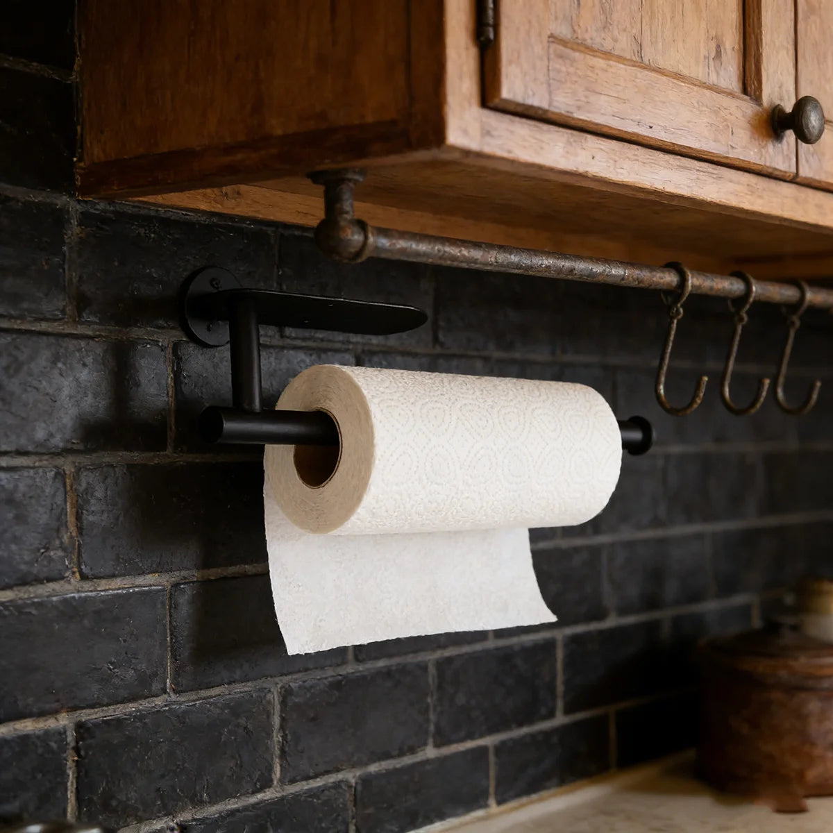 Metal Paper Towel Holder Stainless Steel Gold Black