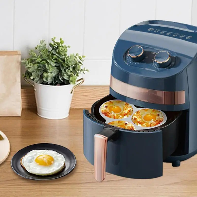 Silicone Air Fryer Egg Mold 3 Cavity Non-Stick