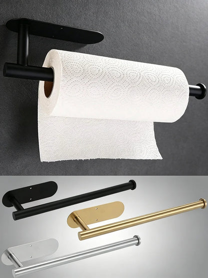 Metal Paper Towel Holder Stainless Steel Gold Black