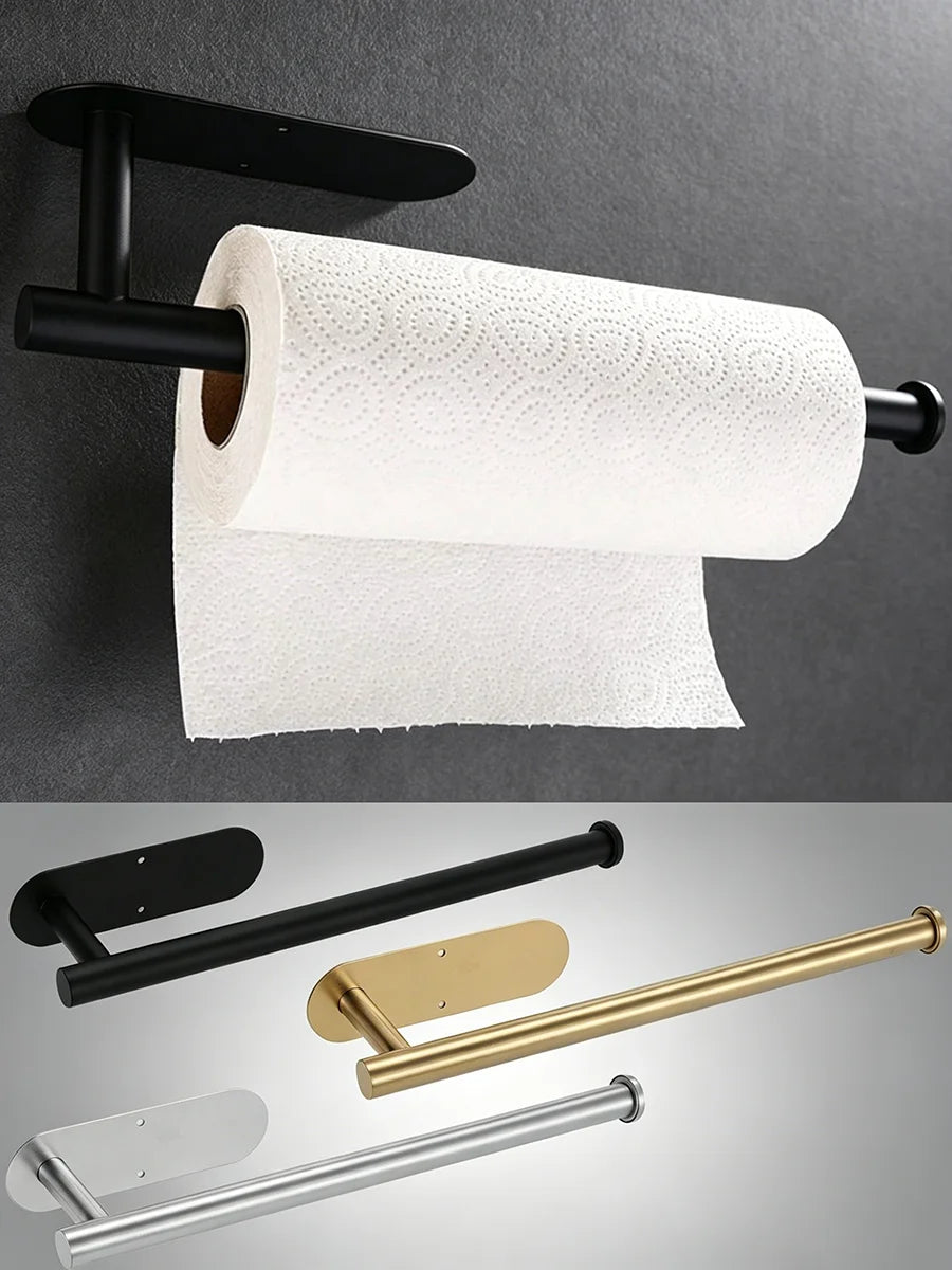Metal Paper Towel Holder Stainless Steel Gold Black