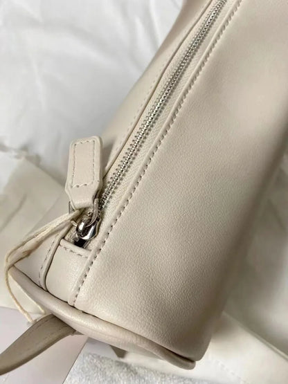 Soft Cowhide Mini Crossbody Bag with Split Leather
