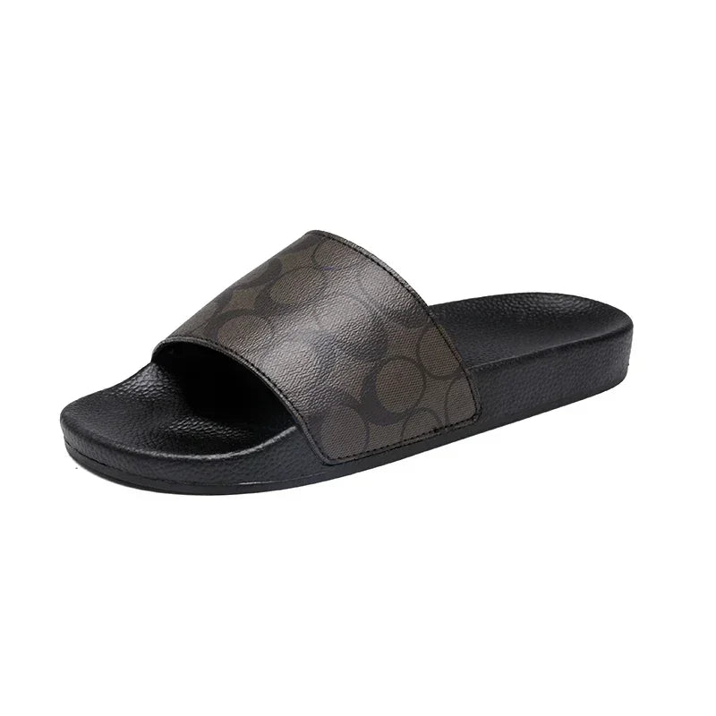 Men's PVC Beach Slippers Comfortable Indoor Slides