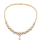 ZAKOL Brilliant Zirconia Leaf Jewelry Set for Women