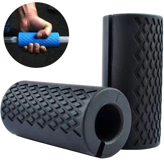 Grip Fat Barbell Handle Silicone Non-Slip Pad