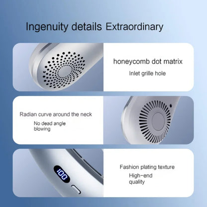 5-Speed Lightweight Wearable Neck Fan