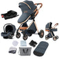 Lightweight 3 in 1 Baby Stroller Travel System