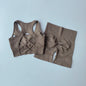 Women's Seamless Yoga Set Sport Bra and High Waist Shorts