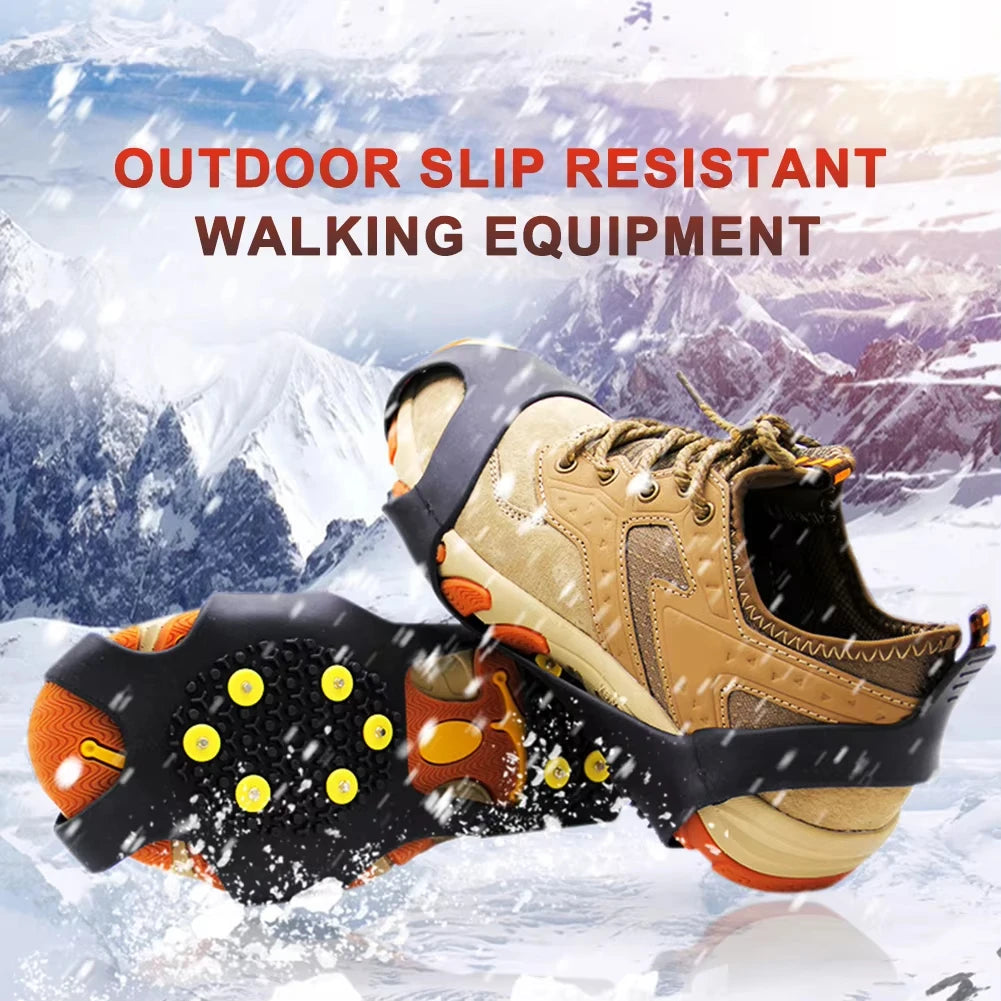 10 Teeth Non-Slip Climbing Cleats for Hiking