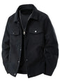 Autumn Corduroy Jacket for Men in Casual Style