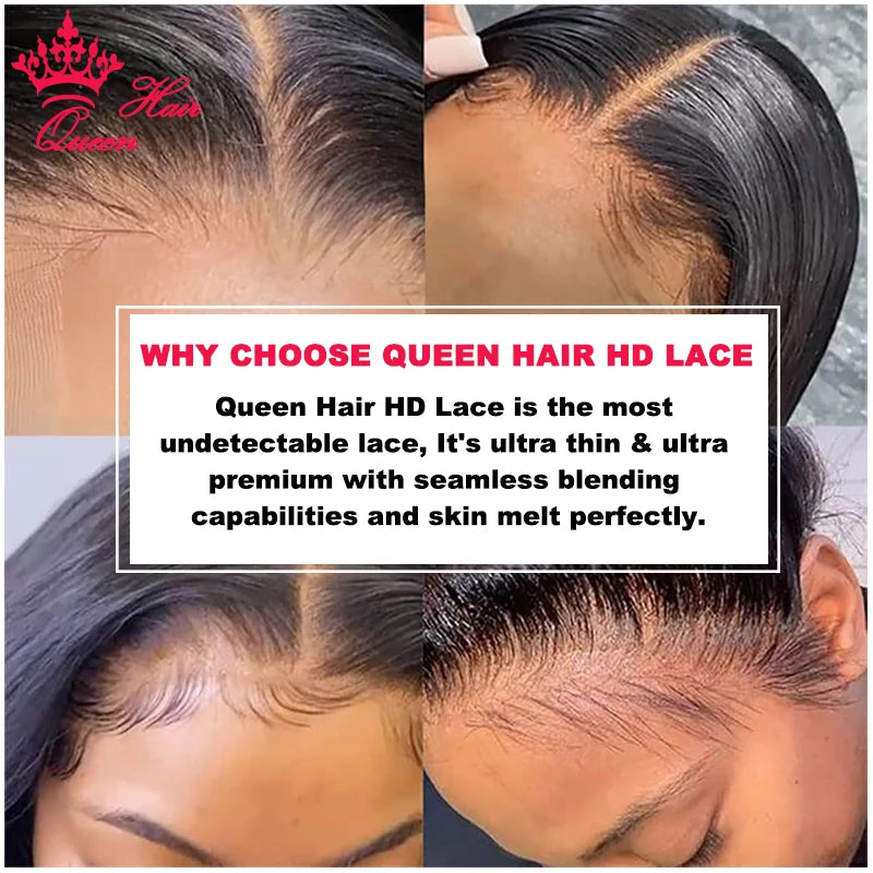 Queen Hair HD Lace Closure Frontal Virgin Human Hair