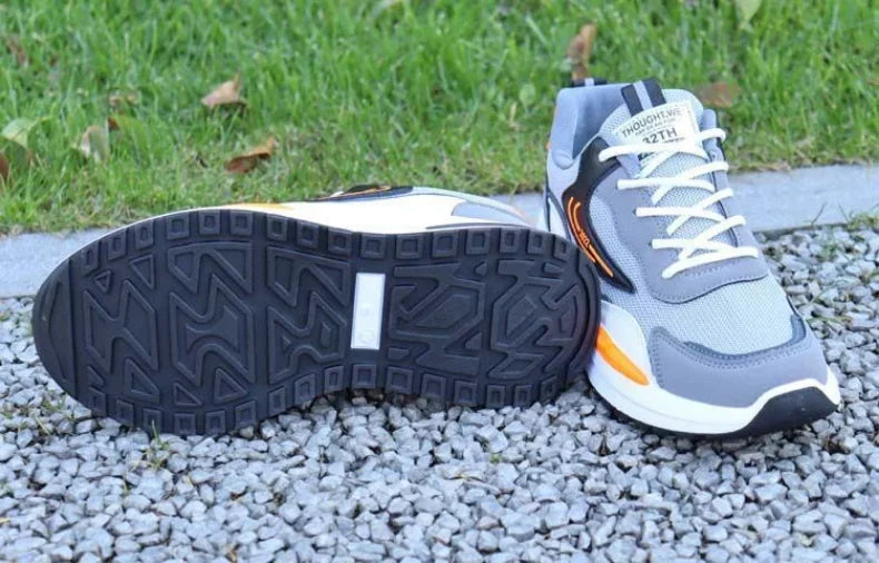 Men's Casual Running Sneakers with Rubber Outsole