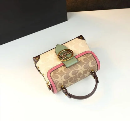 Stylish PU Box Bag for Women with Sequined Design