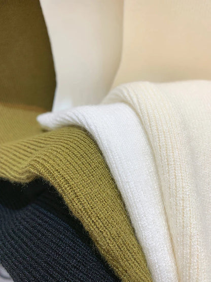 Women Slim Knitted Tank Top Sleeveless Solid Sweater