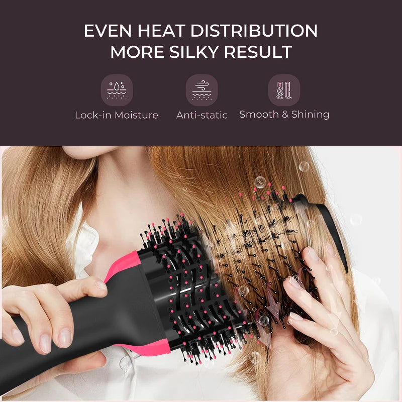 LISAPRO 2 In 1 Hair Dryer and Volumizer Hot Air Brush