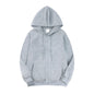 Men's Casual Long Sleeve Zipper Hoodie Jacket